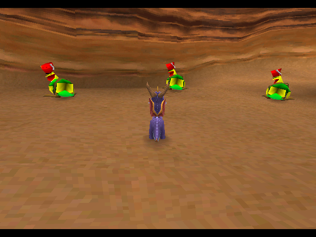 A few Foot Soldiers are mooning Spyro