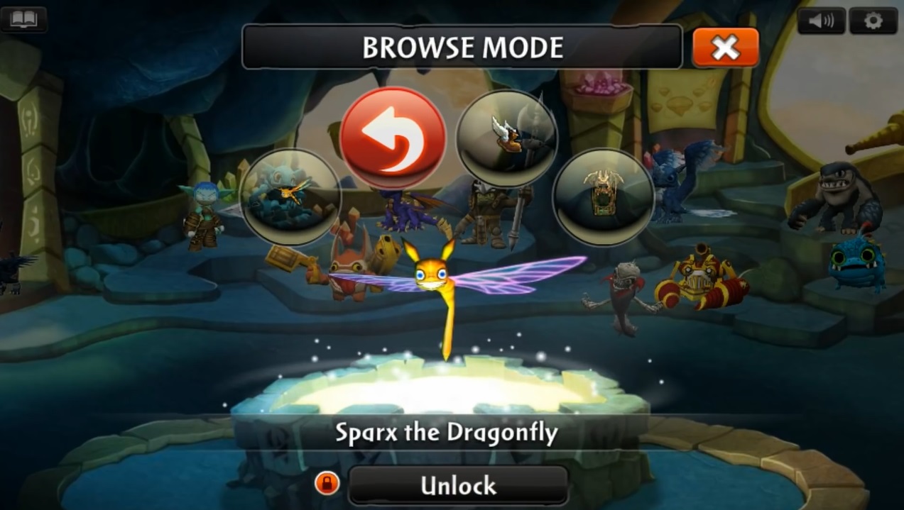 Sparx as seen on Skylanders: Universe