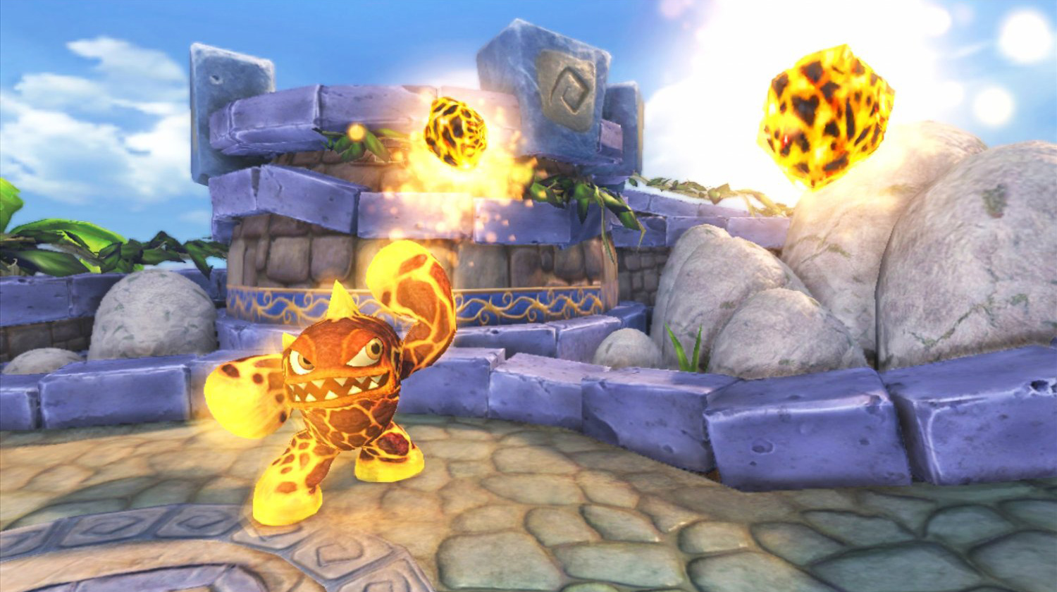Eruptor hurling his Lava Lobs