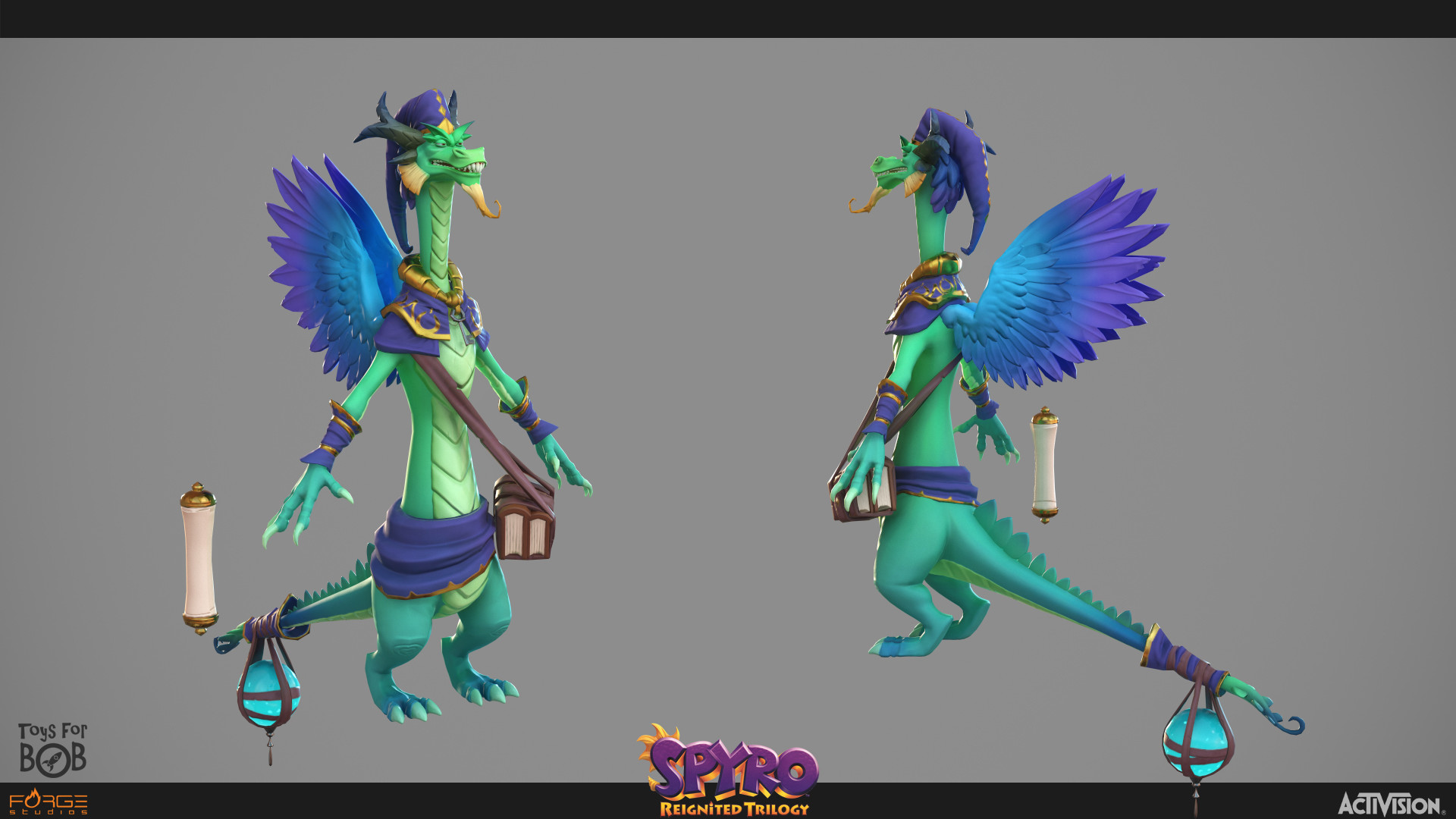 Character model of Kelvin for the Spyro Reignited Trilogy