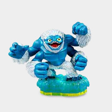 Slam Bam's toy prototype, the final release is translucent