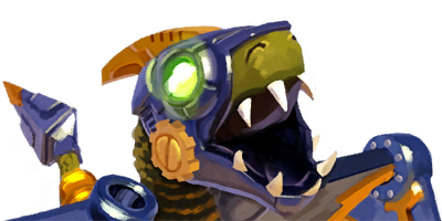 Skylanders: Swap Force art portrait of Series 2 Drobot