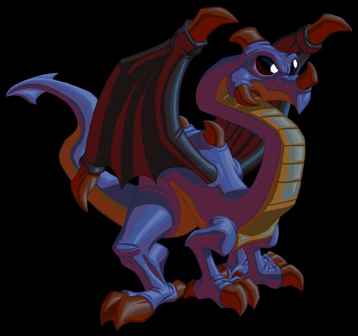 Concept art by Gabriel Valles of the transformed Sorceror as a Shadow Minion