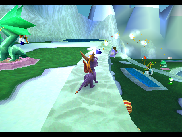 Spyro in the outer part of the realm