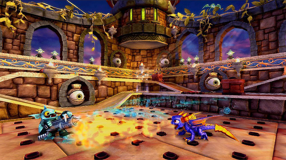 A Battle Arena in Crystal Eye Castle