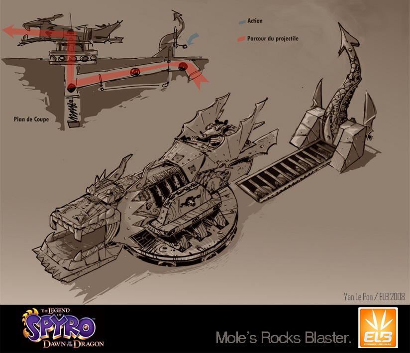 The Dragon City catapult “DRC Blaster”