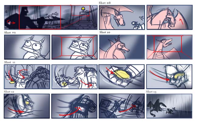 Ignitus Flashback storyboard