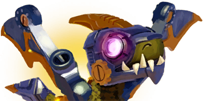 Skylanders: Swap Force art portrait of LightCore Drobot