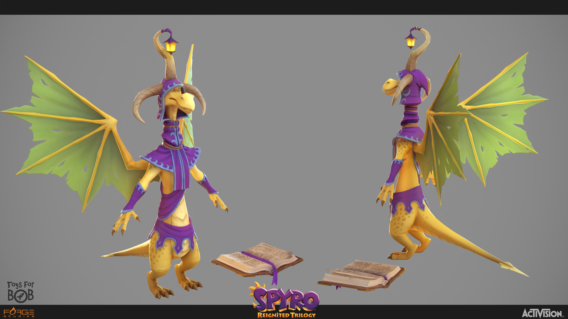 Character model of Zane for the Spyro Reignited Trilogy