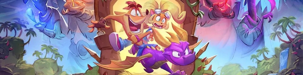 "Wild Ride" Crash Team Rumble Profile Banner