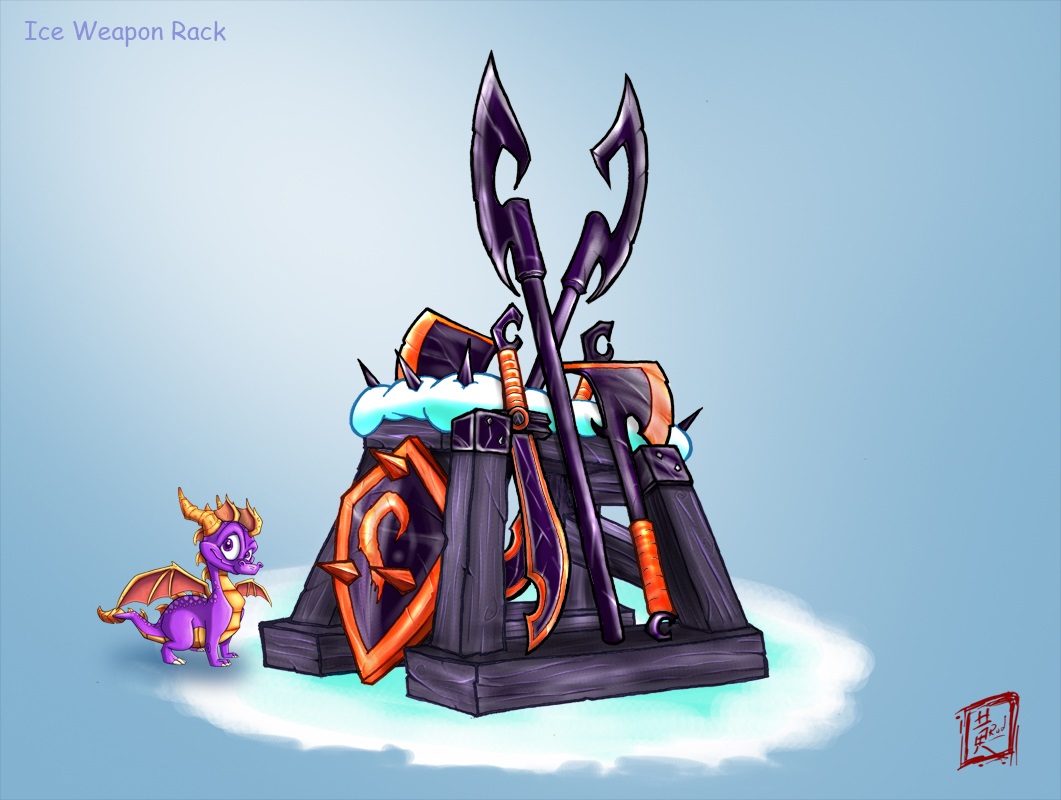Weapons Rack by Roderick Wong