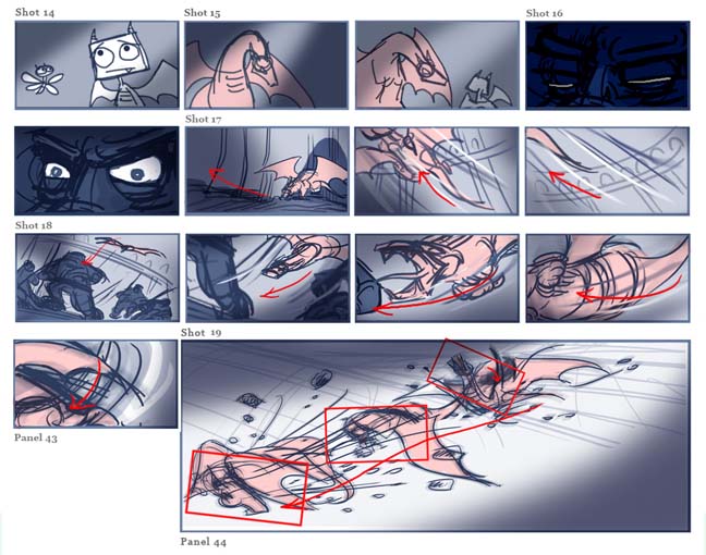 Ignitus Flashback storyboard