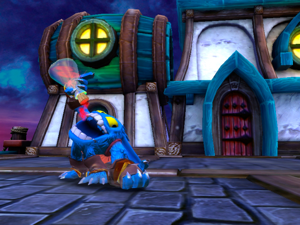 Pop Fizz about to drink his potion